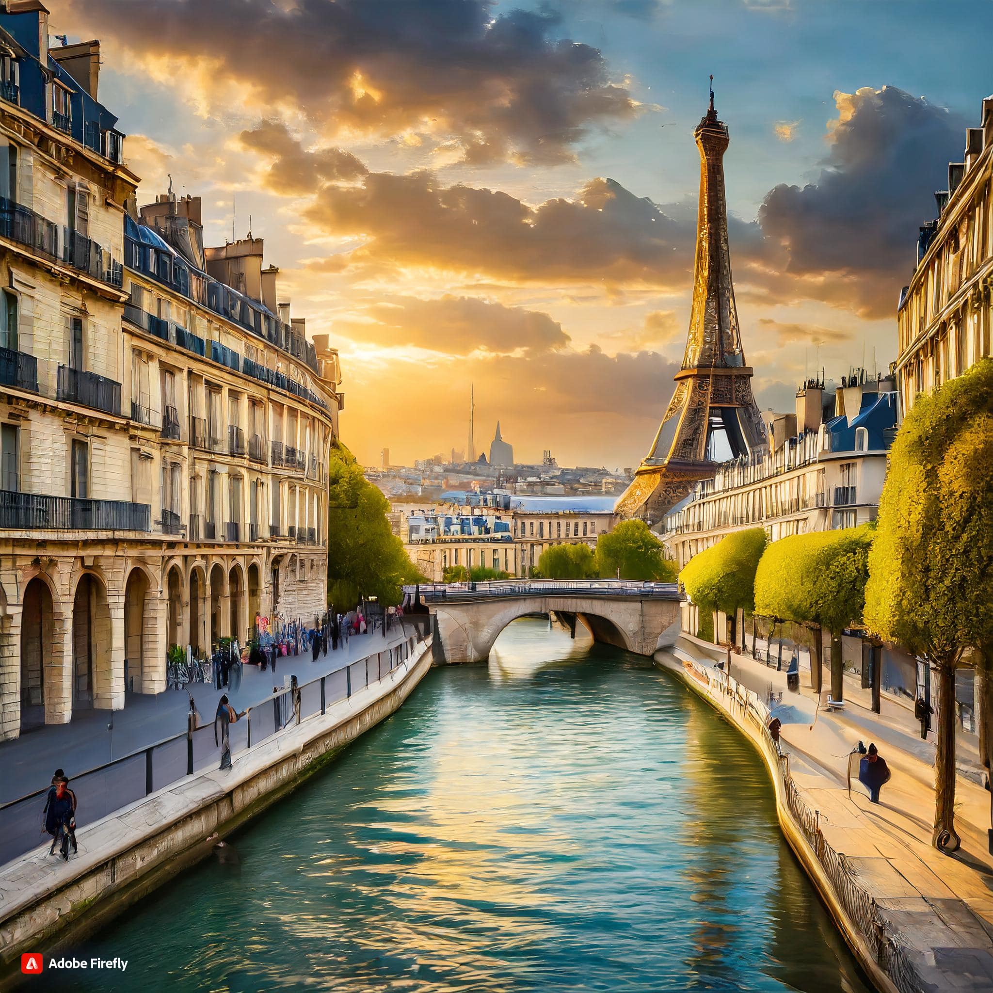 Picture art of Paris